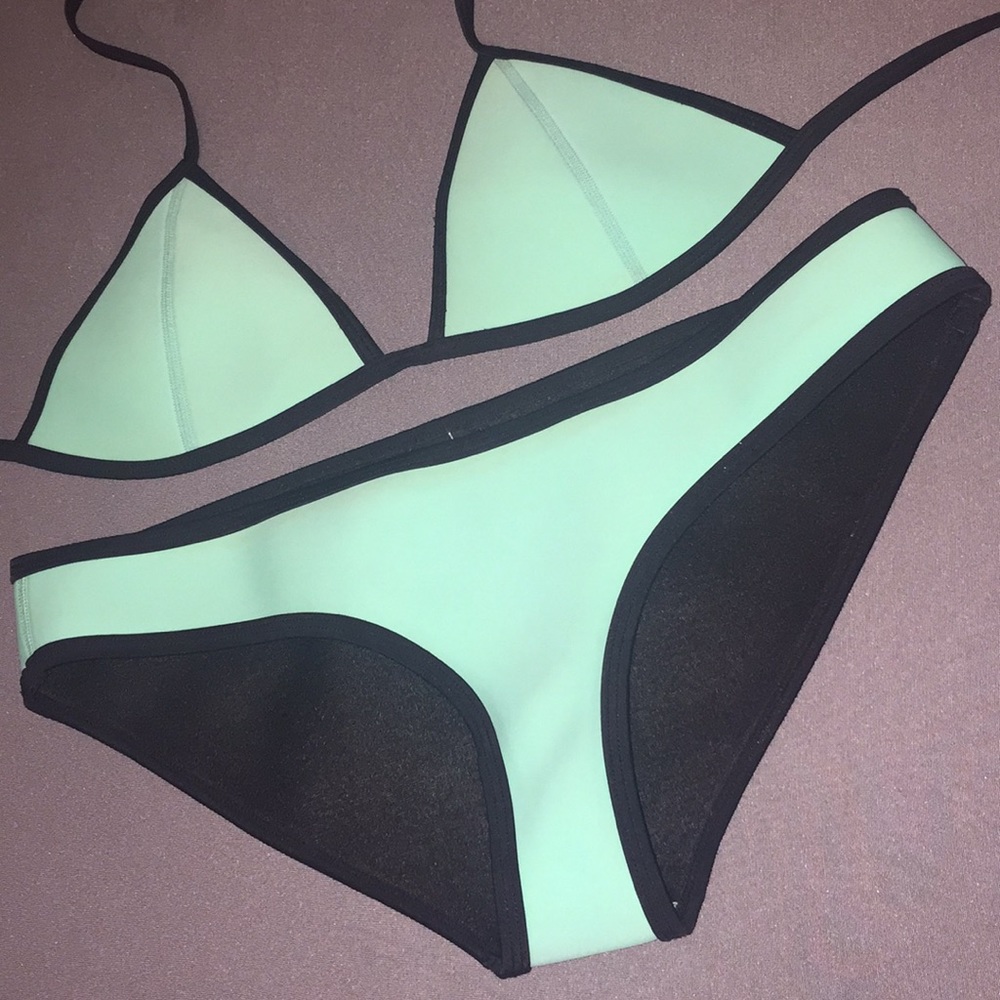 Mint Green TRIANGL swimsuit☀️